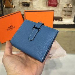 Blue Bearn Compact Wallet
