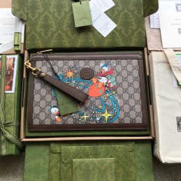 Clutch - Beige, GG Supreme...