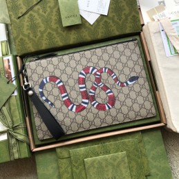Clutch - Beige, GG Supreme...