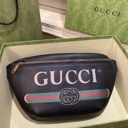 Belt Bag - Navy, Leather...
