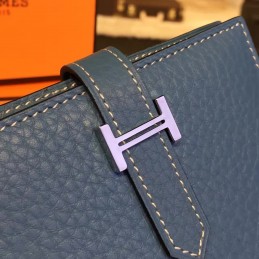Blue Bearn Compact Wallet