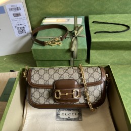 Horsebit Slim Shoulder Bag...