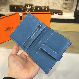 Blue Bearn Compact Wallet