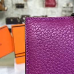 Burgundy Bearn Compact Wallet Silver H Hardware