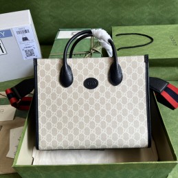 Small Tote Bag - Ivory, GG...