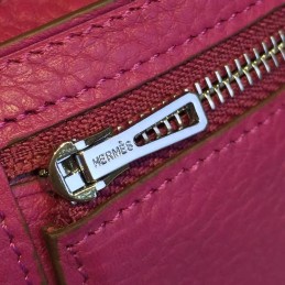 Burgundy Bearn Compact Wallet Silver H Hardware