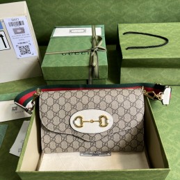 Horsebit Slim Shoulder Bag...