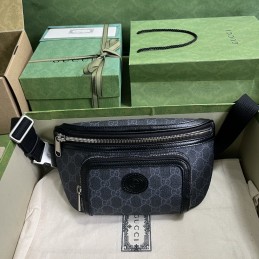 Large Belt Bag - Dark Grey,...