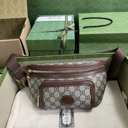 Large Belt Bag - Beige, GG...