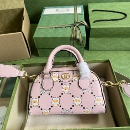 Ophidia Mini Top Handle Bag...
