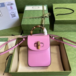 Bamboo Mini Top Handle Bag...