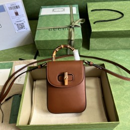 Bamboo Mini Top Handle Bag...