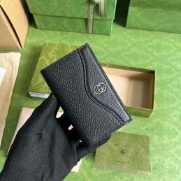 Compact Wallet - Black, GG...