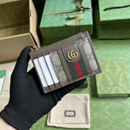 Card Case - Beige, GG...