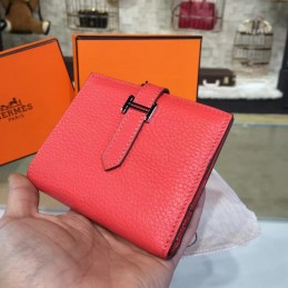Coral Bearn Compact Wallet Silver H Hardware