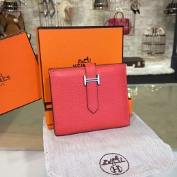 Coral Bearn Compact Wallet Silver H Hardware