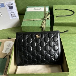 GG Matelasse Pouch - Black,...