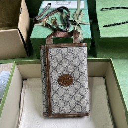 Top Handle Wallet - Beige,...