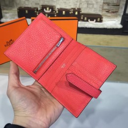 Coral Bearn Compact Wallet Silver H Hardware