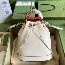 Diana Bucket Bag - Ivory,...