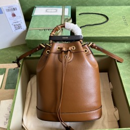 Diana Bucket Bag - Tan,...