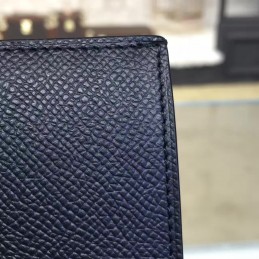 Black Epsom Bearn Wallet Silver H Hardware