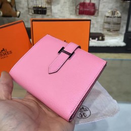 Light Pink Bearn Wallet Silver H Hardware