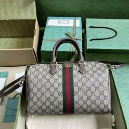 Ophidia Medium Boston Bag -...