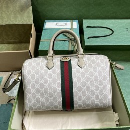 Ophidia Medium Boston Bag -...