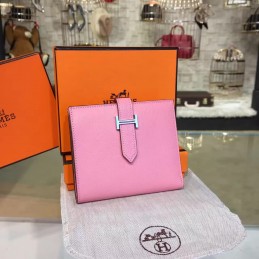 Light Pink Bearn Wallet Silver H Hardware