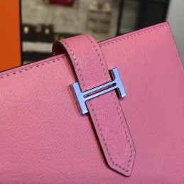 Light Pink Bearn Wallet Silver H Hardware