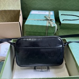 Mini Shoulder Bag - Black,...