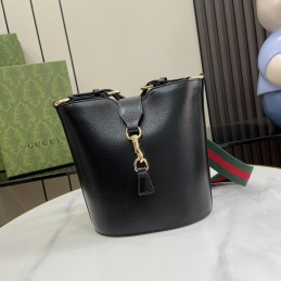 Mini Bucket Bag - Black,...