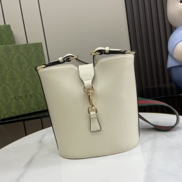 Mini Bucket Bag - Ivory,...