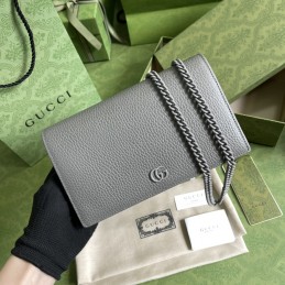 GG Marmont Chain Wallet -...