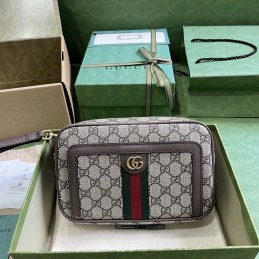 Ophidia Pouch - Beige, GG...