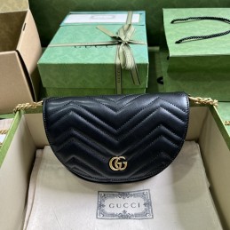 GG Marmont Half-Moon Mini...