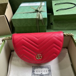 GG Marmont Half-Moon Mini...