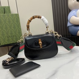Bamboo Mini Top Handle Bag...