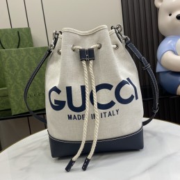 Small Bucket Bag - Natural,...