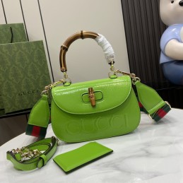Bamboo Small Top Handle Bag...