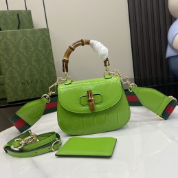Bamboo Mini Top Handle Bag...