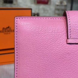 Pink Bearn Compact Wallet Silver H Hardware