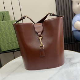Medium Bucket Bag - Brown,...