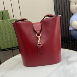 Medium Bucket Bag - Red,...