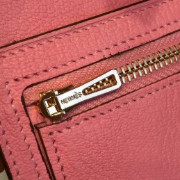 Pink Bearn Compact Wallet Silver H Hardware
