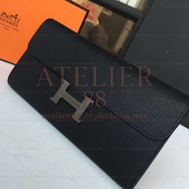 Black Constance Long Wallet