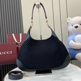Medium Shoulder Bag - Navy,...