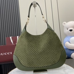 Large Shoulder Bag - Olive,...