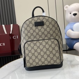 Small Backpack - Beige, GG...